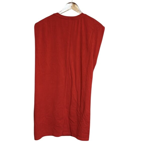 Free People Gromet Side Tunic Top Red Size S - Picture 4 of 6